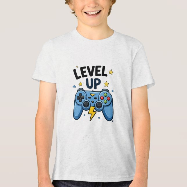 Camiseta Gamer de Nível Avançado (Frente)