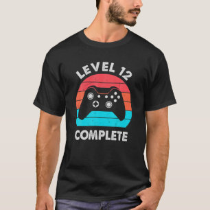 Camiseta Gamer de vídeo completo nível 12 - 12 Wedding An