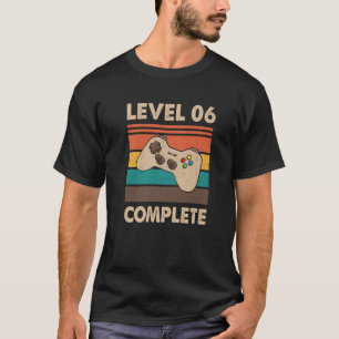 Camiseta Gamer de vídeo completo nível 6 - Anivers de casam