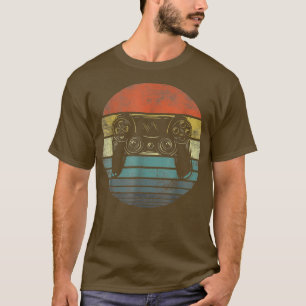 Camiseta Gamer De Vídeo Oferece Um Controle De Vídeo Retro