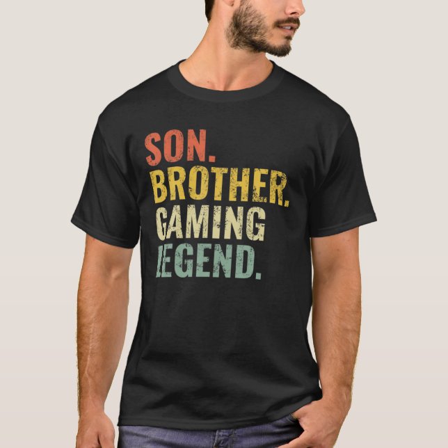 Camiseta Gamer de Videos games de Legenda para Jogos do Son (Frente)