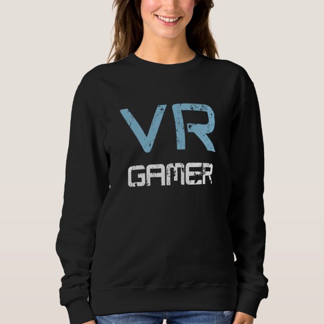 Camiseta GAMER DE VR para CRIANÇAS de Realidade Virtual (Frente)