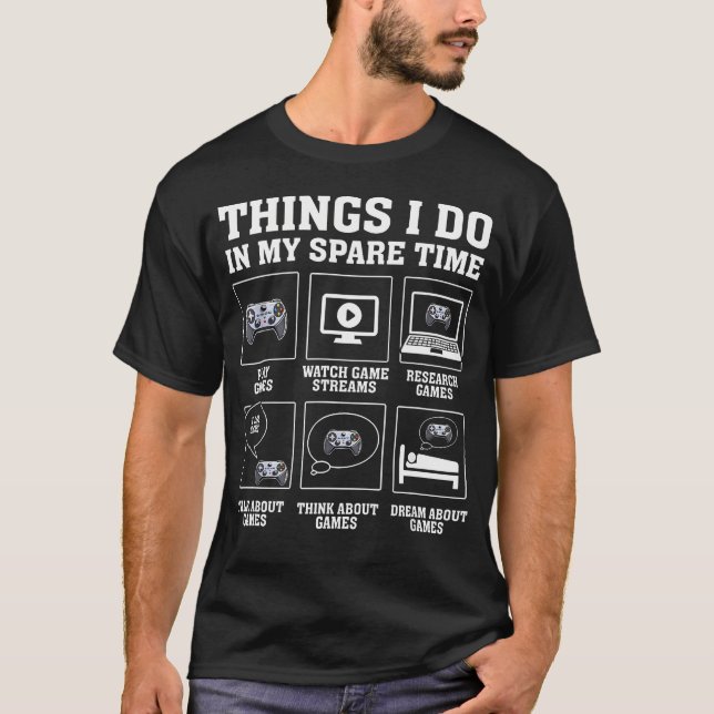 Camiseta Gamer Divertido (Frente)