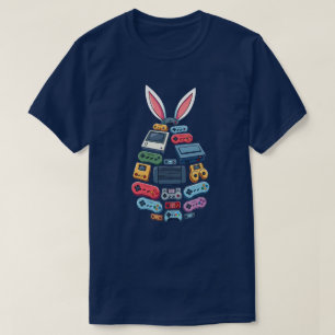 Camiseta Gamer Easter Egg   Gráfico do Controle Bu