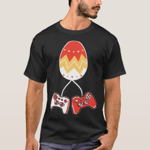 Camiseta Gamer Easter Ovo Jogo Vídeo Jogo Lover Cesto Menin