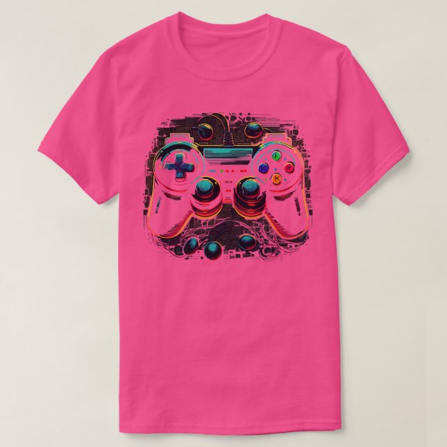 Camiseta Gamer Game Controller (Frente do Design)