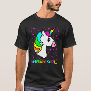 Camiseta Gamer Garota Bonita Gift Rainbow Galaxn Legal V