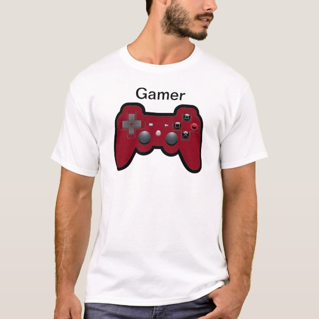 Camiseta Gamer Gear de Vídeo (Frente)
