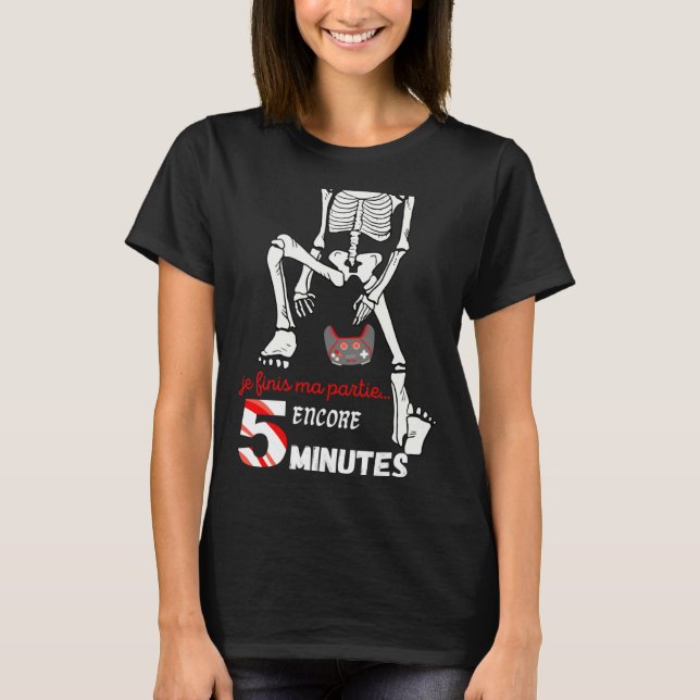 Camiseta Gamer Geek Humour Teen Boy   I Finish My  Party (Frente)