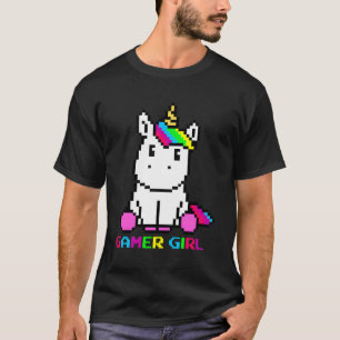 Camiseta Gamer Gi - Videos games de jogos do Unicórn bonito
