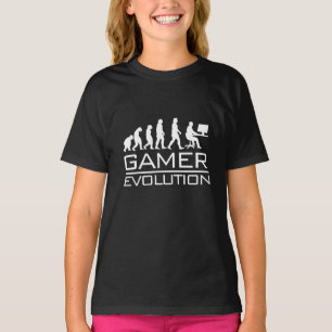 Camiseta Gamer Gift   Evolução dos jogadores
