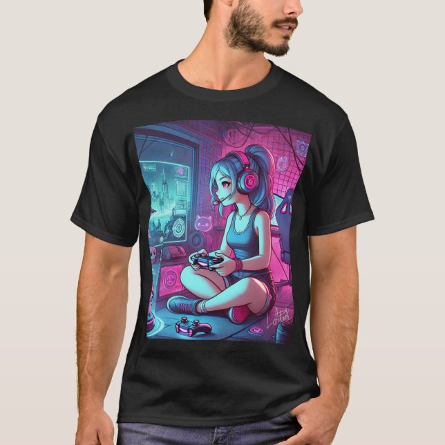 Camiseta Gamer Girl (Frente)