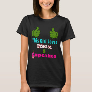 Camiseta Gamer Girl Design Saying This Girl Loves Robux And