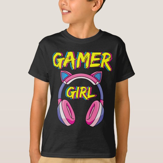 Camiseta Gamer Girl Gaming Girl (Frente)