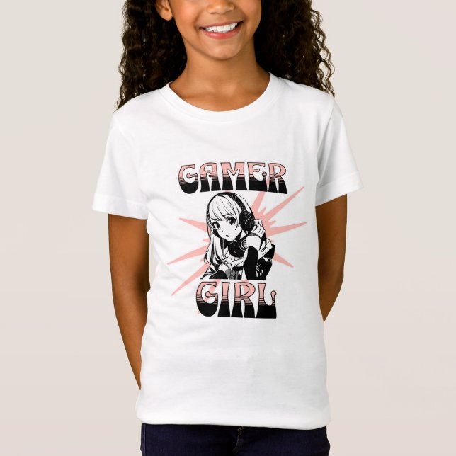 Camiseta Gamer Girl | Jogos (Frente)