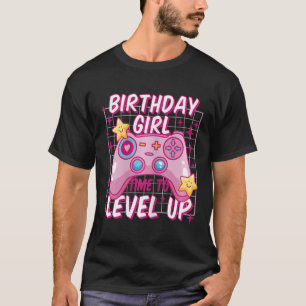 Camiseta Gamer Girl Level Unlocked Video Game Birthday Gift