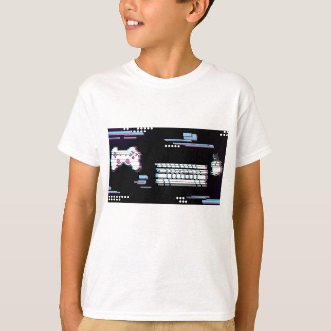 Camiseta Gamer Glitch (Frente)