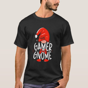 Camiseta Gamer Gnome Family Matching Group Christmas Boys G