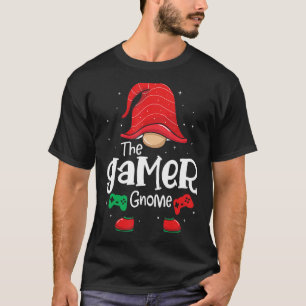 Camiseta Gamer Gnomo Engraçado Família de Combinação de Nat