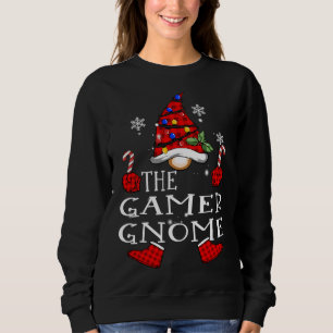 Camiseta Gamer Gnomo Red Xadrez Mating Family Natal Pa