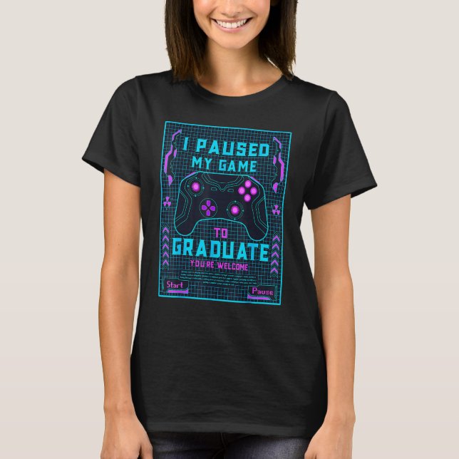Camiseta Gamer Graduate Graduation (Frente)
