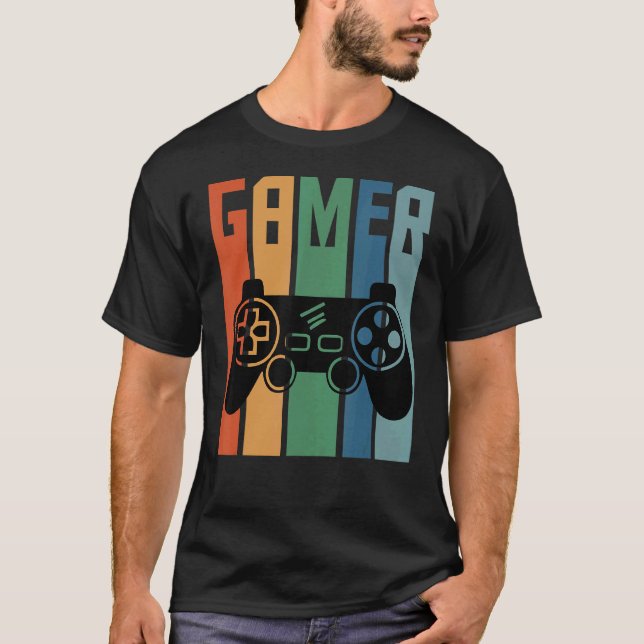 Camiseta Gamer Graphic Video Game Player Gaming Pc Co (Frente)
