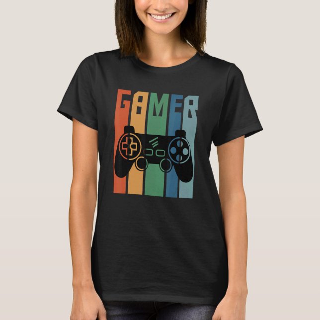 Camiseta Gamer Graphic Video Game Player Gaming Pc Co (Frente)