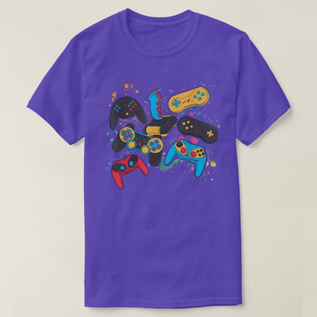 Camiseta Gamer Graphic Video Game Player Gaming Pc Co (Frente do Design)