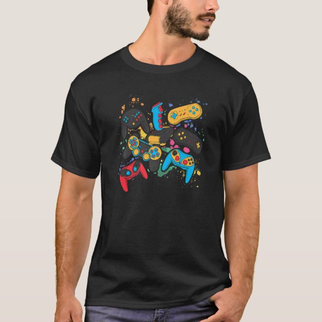 Camiseta Gamer Graphic Video Game Player Gaming Pc Co (Frente)