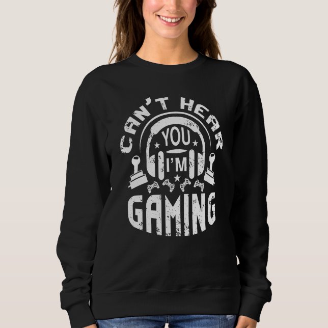 Camiseta Gamer Headset Pode Ouvir Você Estou Jogando 8 (Frente)