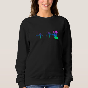 Camiseta Gamer Heartbeat Video Game Controller Nerdy Gamer