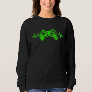 Camiseta Gamer Heartbeat Videos games Jovens Jovens Jovens