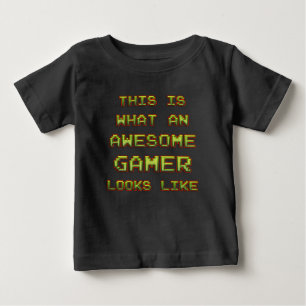 Camiseta GAMER incrível ✪ Estilo de retrorre GIFT Vintage L