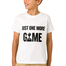 Camiseta Gamer Infantil – “Mais Uma Partida” 