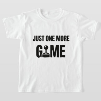 Camiseta Gamer Infantil – “Mais Uma Partida” 