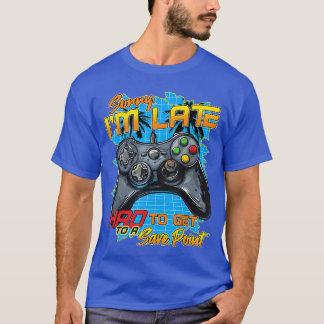 Camiseta Gamer Jogos Para Homens Meninos Divertido Desculpe