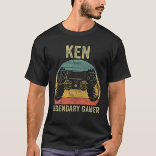 Camiseta Gamer Ken Name Personalizado