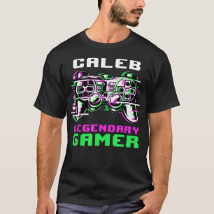 Camiseta Gamer Legendário Caleb Personalizado