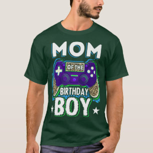 Camiseta Gamer Mãe do Aniversário Jogo Jovens Jovens Adul
