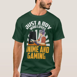 Camiseta Gamer Otaku Boys Vídeo Jogos Manga Kawaii Japão A