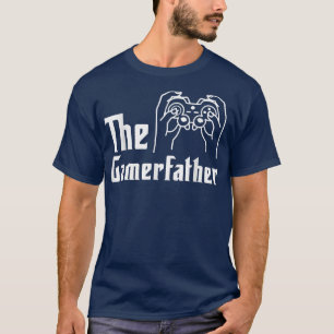 Camiseta Gamer Pai Jogador De Vídeo Jogador Jogador De Comp