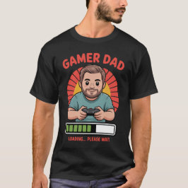 Camiseta Gamer Pai para amantes de videogames e pa