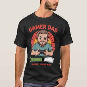 Camiseta Gamer Pai para amantes de videogames e pa