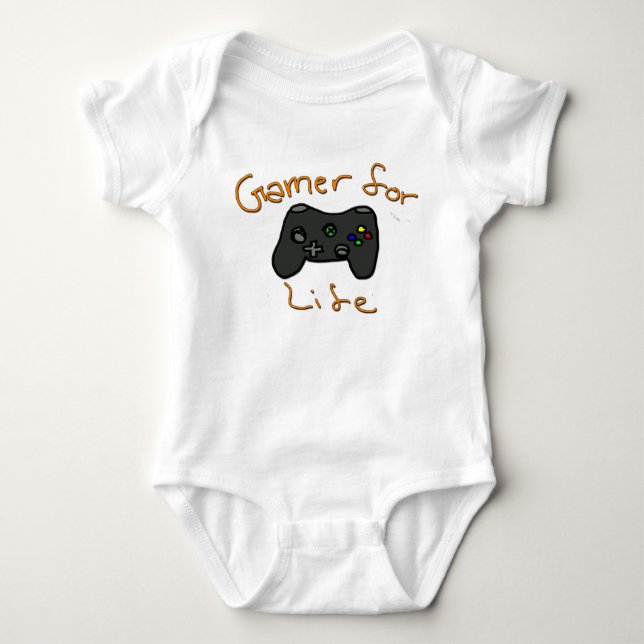 Camiseta Gamer para a vida (Frente)