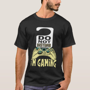 Camiseta Gamer para meninas rapazes Estou Jogando Não Me Pe