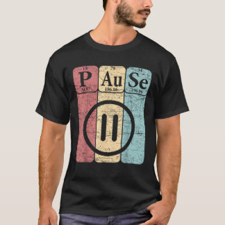 Camiseta Gamer Pausa a Nova Esteira de Jogo de Elementos de