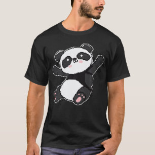 Camiseta Gamer Pixelado Impressão Pixel Panda Llamas Premiu