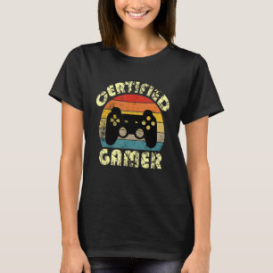 Camiseta Gamer Retro-Funny Videos games certificados Jogos