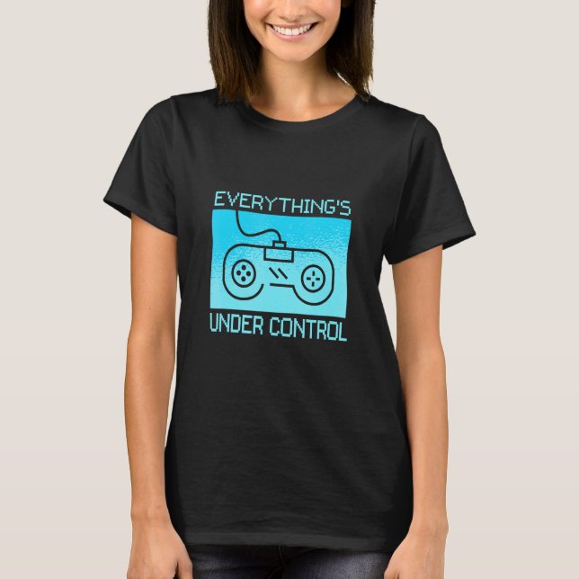 Camiseta Gamer Streami do Console de Jogos do Controlador d (Frente)