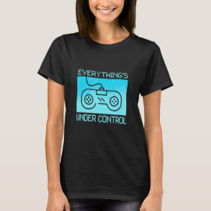 Camiseta Gamer Streami do Console de Jogos do Controlador d